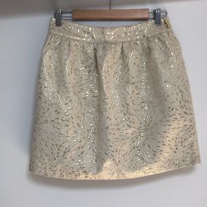 Gold skirt!